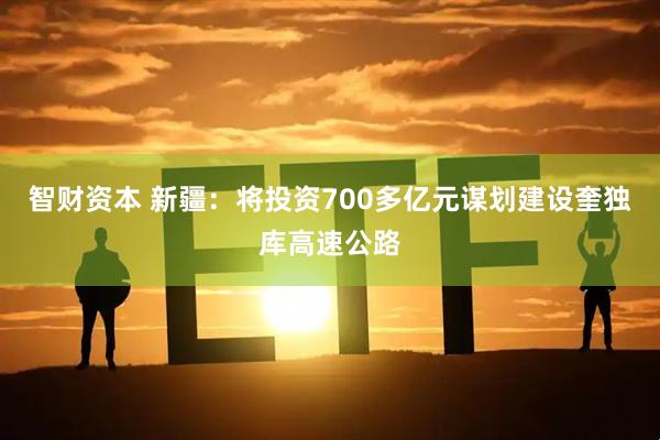 智财资本 新疆：将投资700多亿元谋划建设奎独库高速公路
